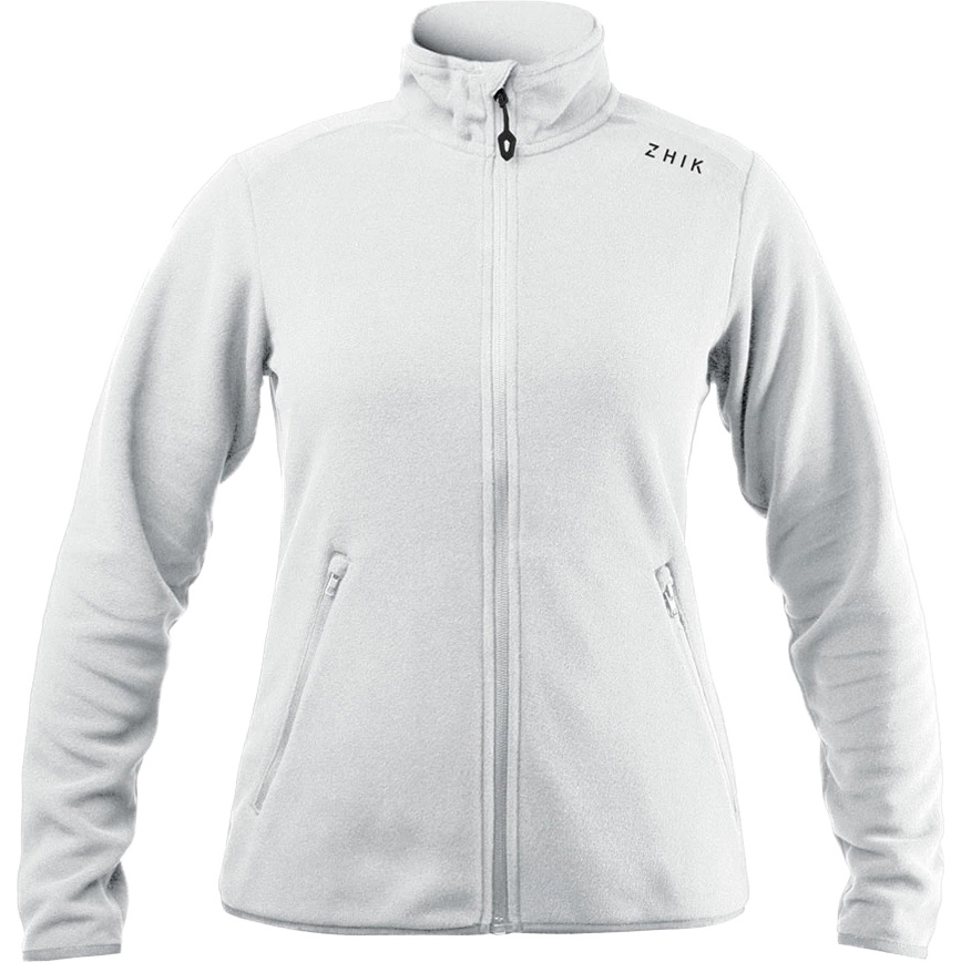2025 Zhik Frauen Polartec Zip Fleece JKT-0032-W-PLT - Platinum